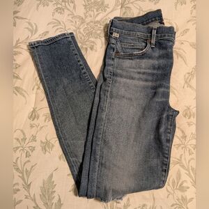 Citizens Of Humanity Distresses Rocket High Rise Skinny Jeans